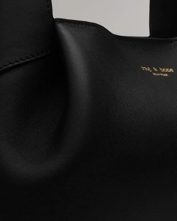Women Slade Calf Leather Shoulder Bag Antique WhiteBlackCognac Handbags rag and bone