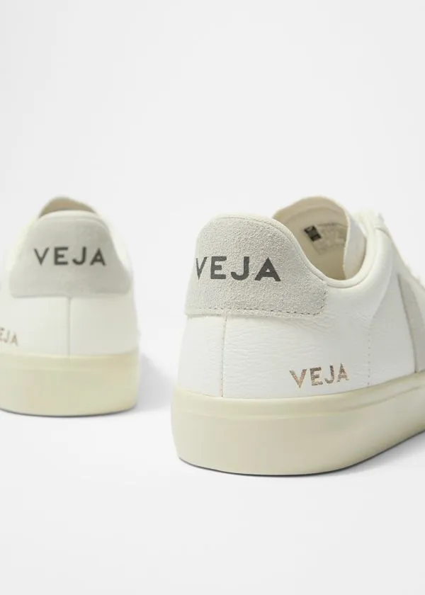 Women Sneakers and Other Stories Veja Campo Leather Sneakers Whiteandbeige