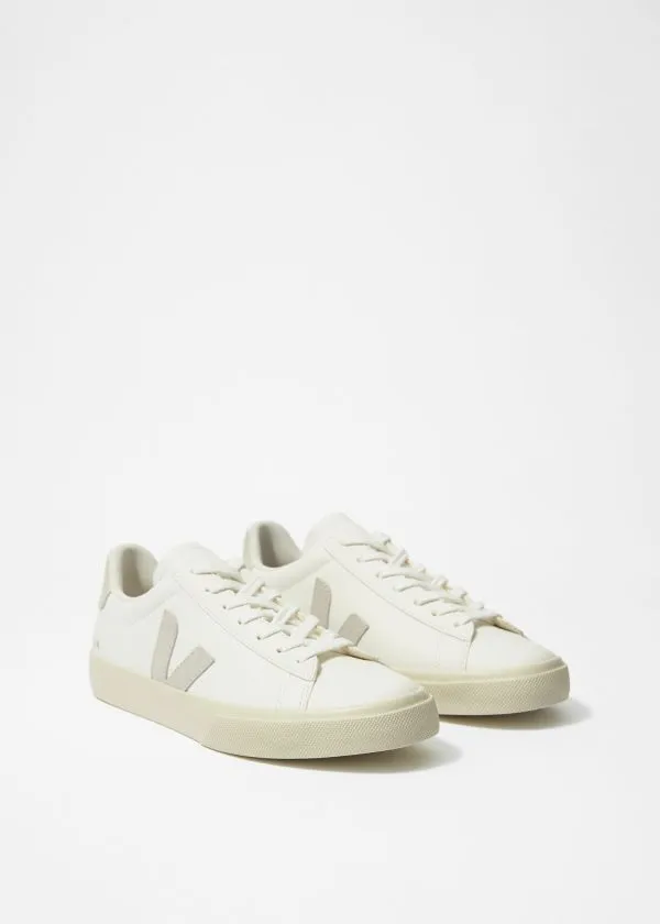 Women Sneakers and Other Stories Veja Campo Leather Sneakers Whiteandbeige