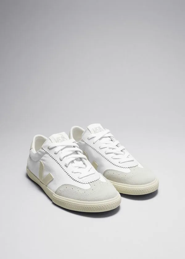 Women Sneakers and Other Stories Veja Volley Canvas Sneakers White