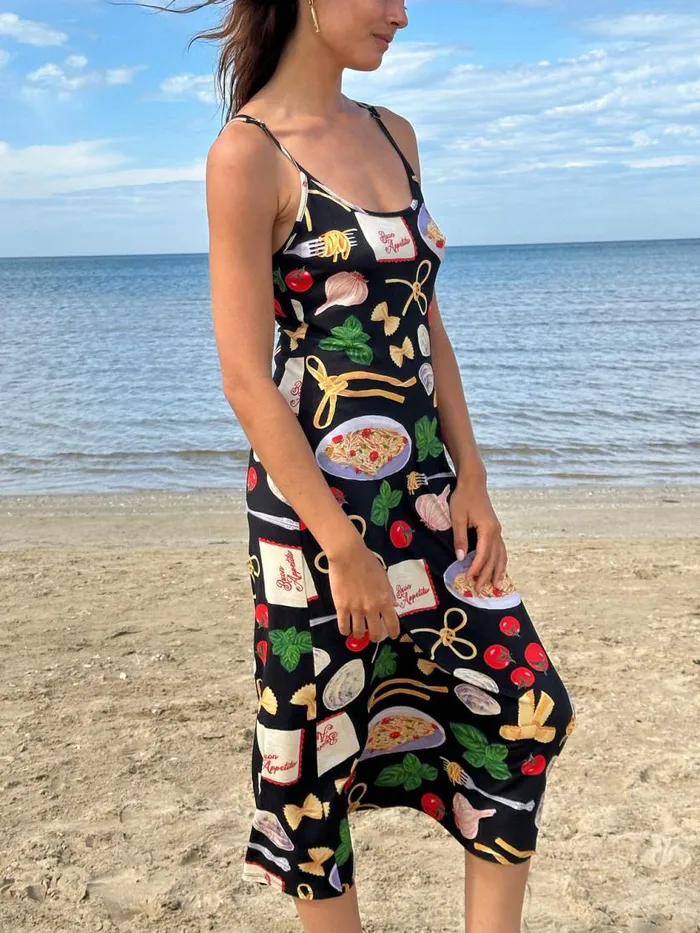 Women Sofia Slip Dress Buon Appetito Black Lisa Says Gah Dresses Women Sofia Slip Dress Buon Appetito Black Lisa Says Gah Dresses