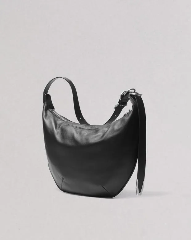 Women Spire Leather Shoulder Bag Black Handbags rag and bone