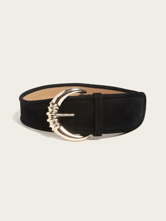 Women Suede Waist Belt Black Belts GUESS