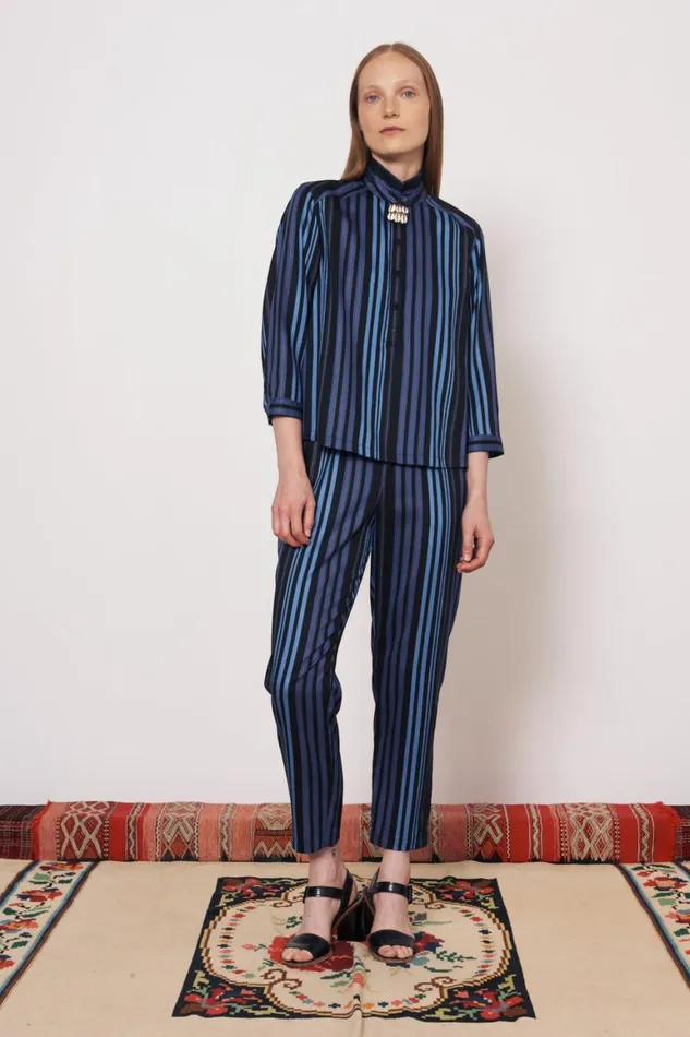 Women Sueded Tencel Sea Ghana Blouse Raquel Allegra Tops