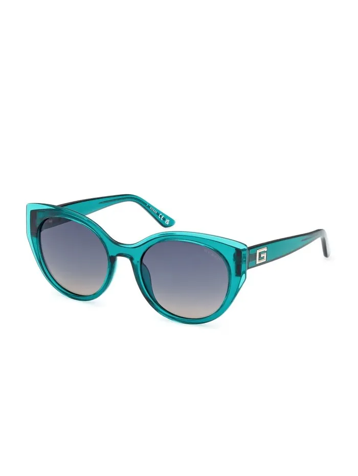 Women Sunglasses GUESS Round Lucite Sunglasses 96p Green