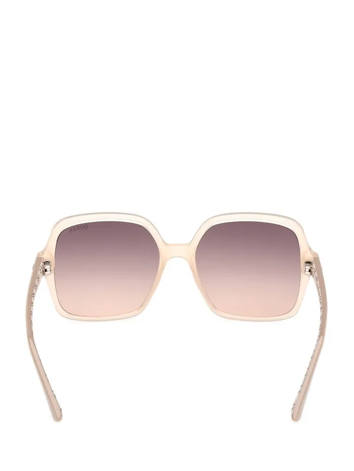 Women Sunglasses GUESS Square G Plastic Sunglasses Blush Women Sunglasses GUESS Square G Plastic Sunglasses Blush
