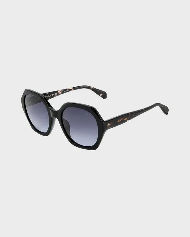 Women Sunglasses rag and bone Annalise BlackBurgundyBrown Blue Havana