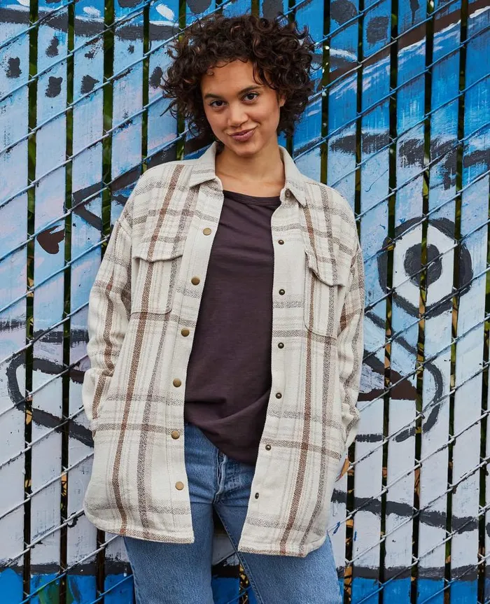 Women Sweaters Jackets and Layers Toad and Co Conifer Shirt Jacket Oatmeal