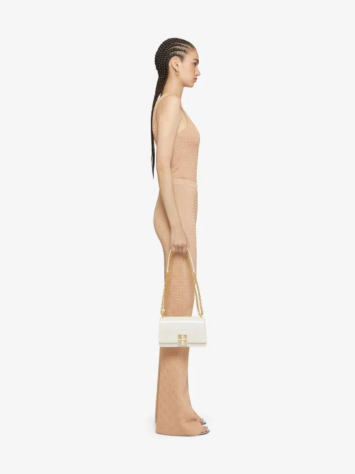 Women TShirts Givenchy Tank Top In 4G Mini Jacquard Tan