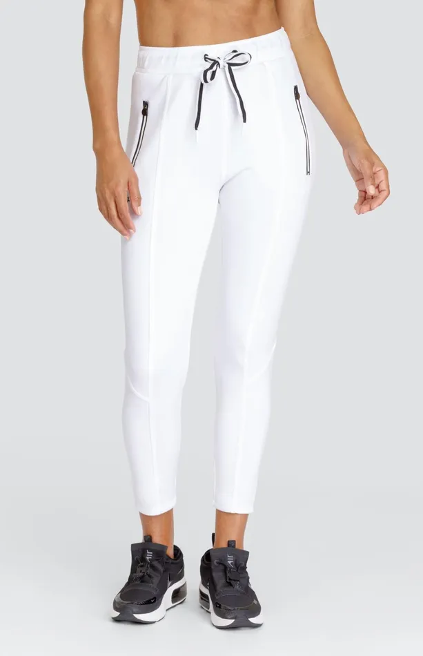 Women Tail Activewear Ankle Pants Eleanor Chalk White Jogger
