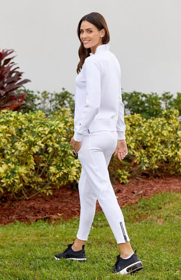 Women Tail Activewear Ankle Pants Eleanor Chalk White Jogger