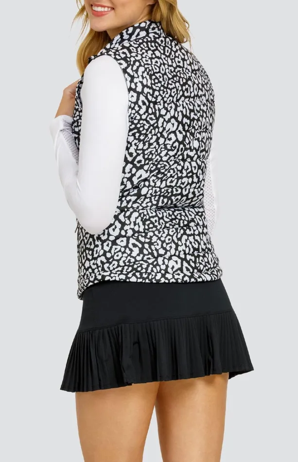 Women Tail Activewear Harlow Vest Onyx Leopard