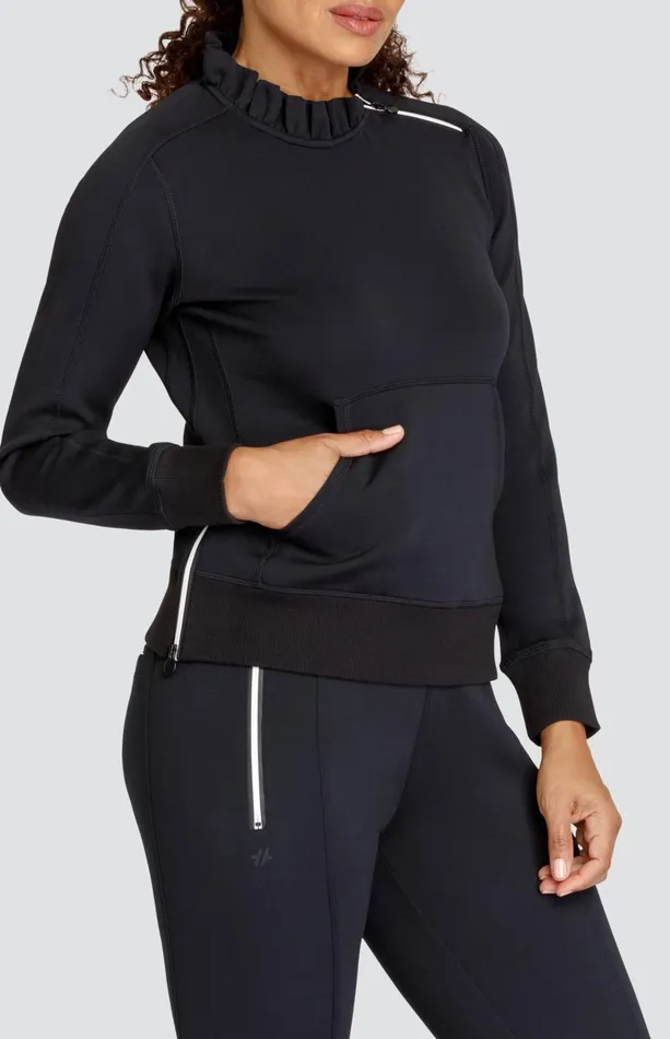 Women Tail Activewear Long Sleeve Condoleezza Noir Black Pullover