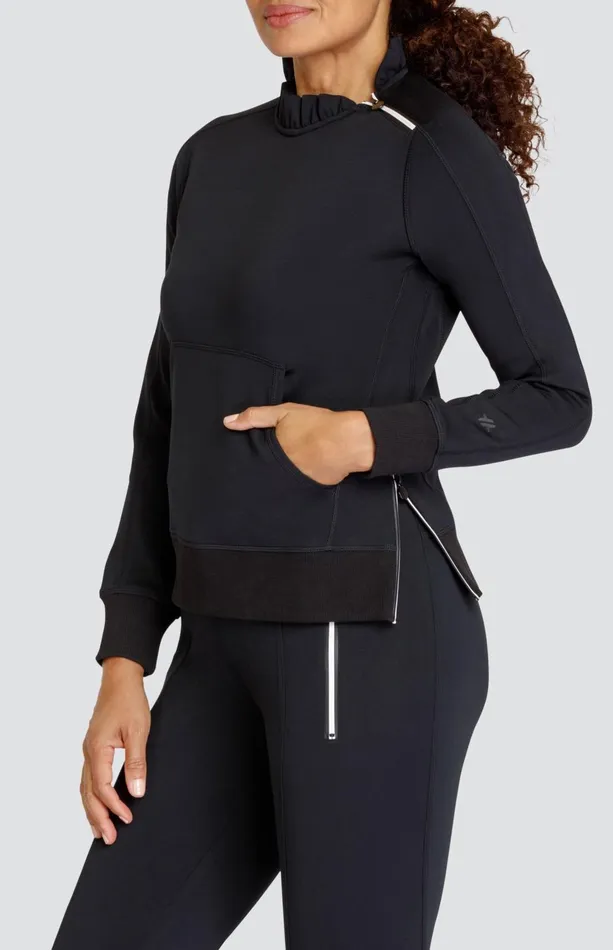 Women Tail Activewear Long Sleeve Condoleezza Noir Black Pullover