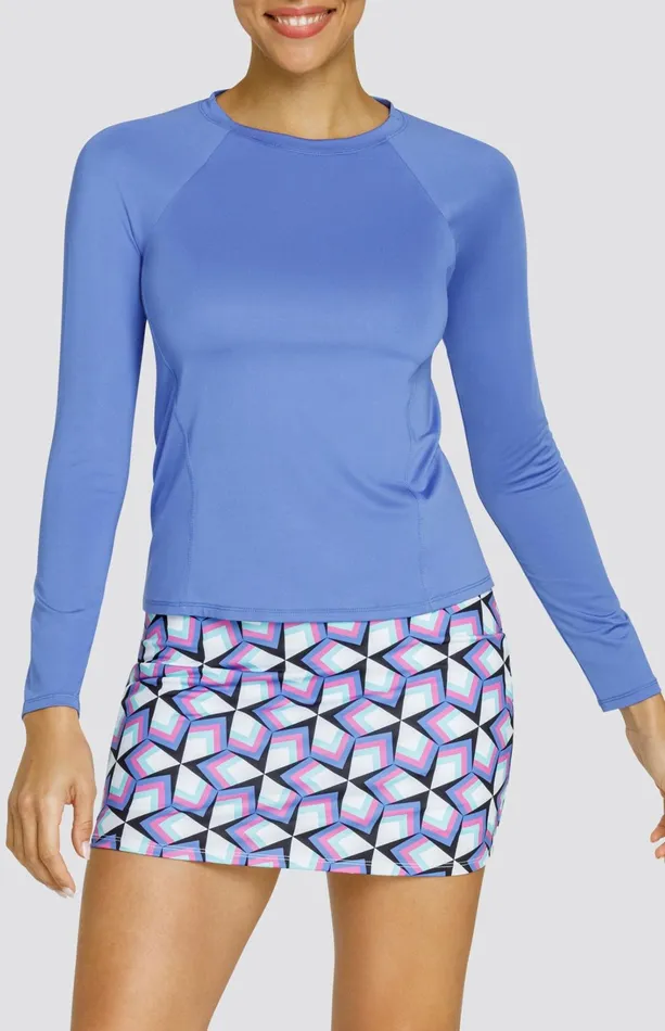 Women Tail Activewear Long Sleeve Fontana Top Periwinkle