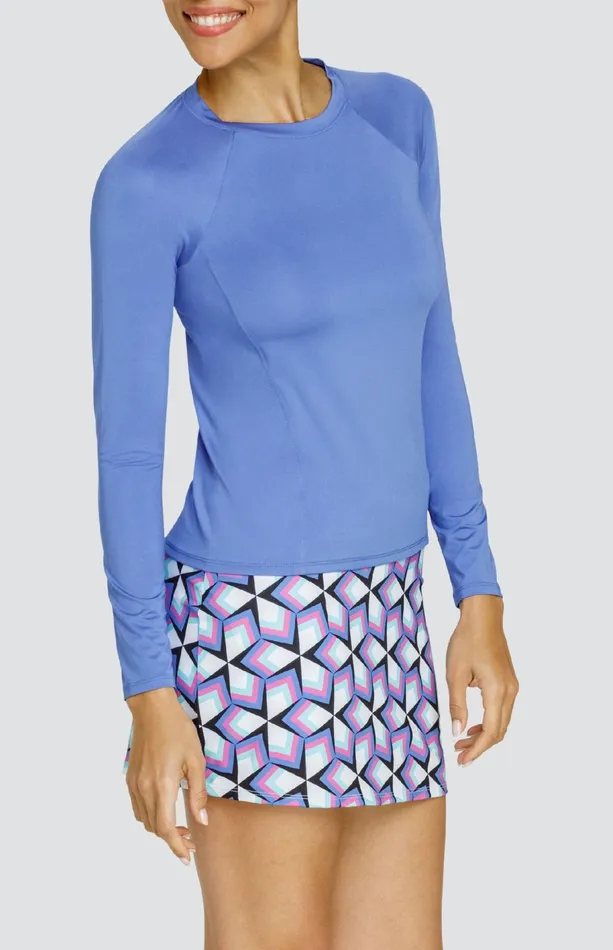 Women Tail Activewear Long Sleeve Fontana Top Periwinkle