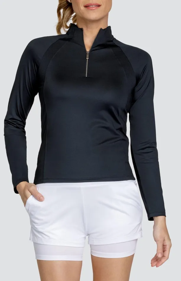 Women Tail Activewear Long Sleeve Imelda Top Onyx Black
