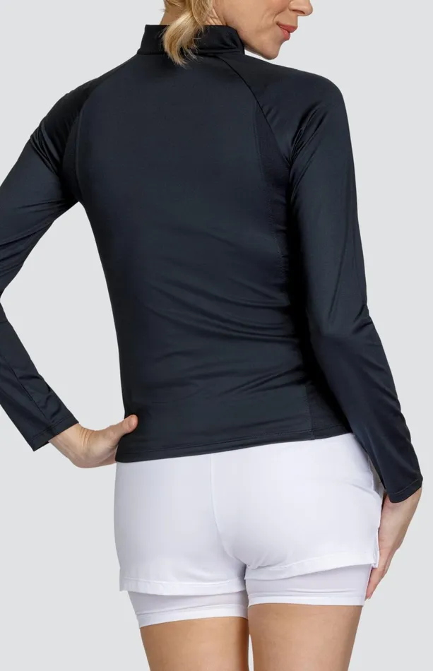 Women Tail Activewear Long Sleeve Imelda Top Onyx Black