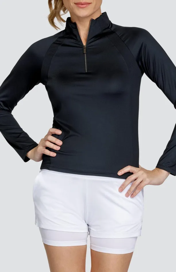 Women Tail Activewear Long Sleeve Imelda Top Onyx Black