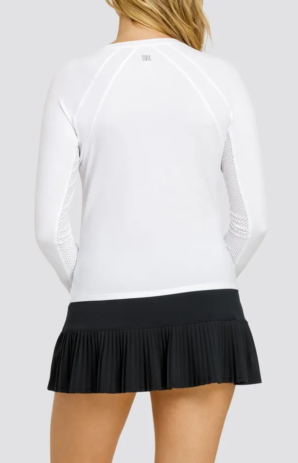 Women Tail Activewear Long Sleeve Legend Top Chalk White