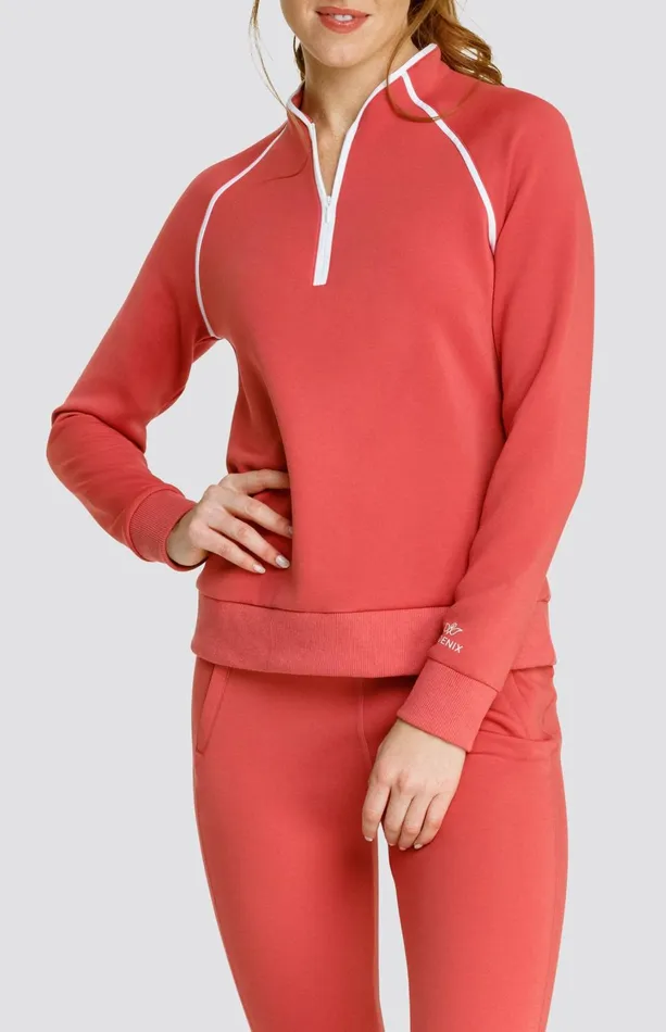 Women Tail Activewear Long Sleeve Regent Top Cherry Rose