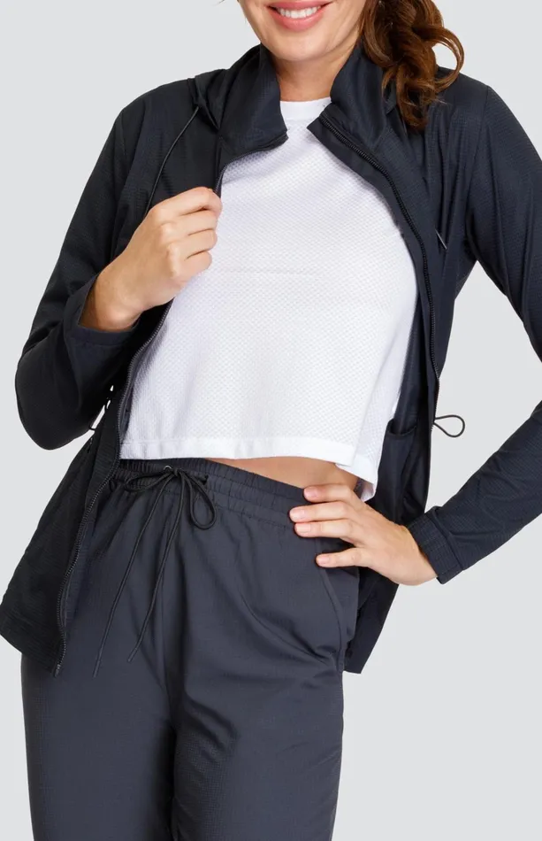 Women Tail Activewear Nola Water Resistant Jacket Onyx Black
