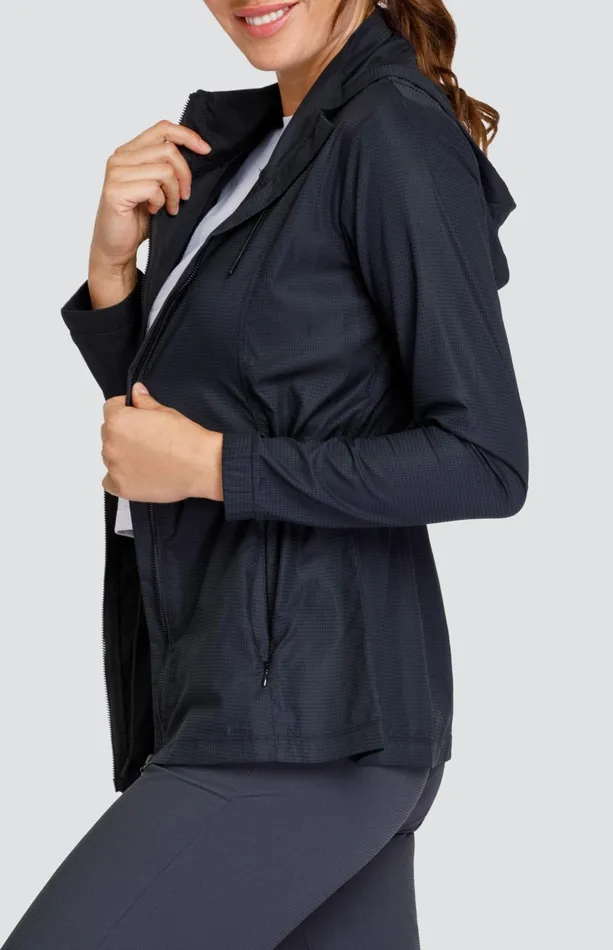Women Tail Activewear Nola Water Resistant Jacket Onyx Black