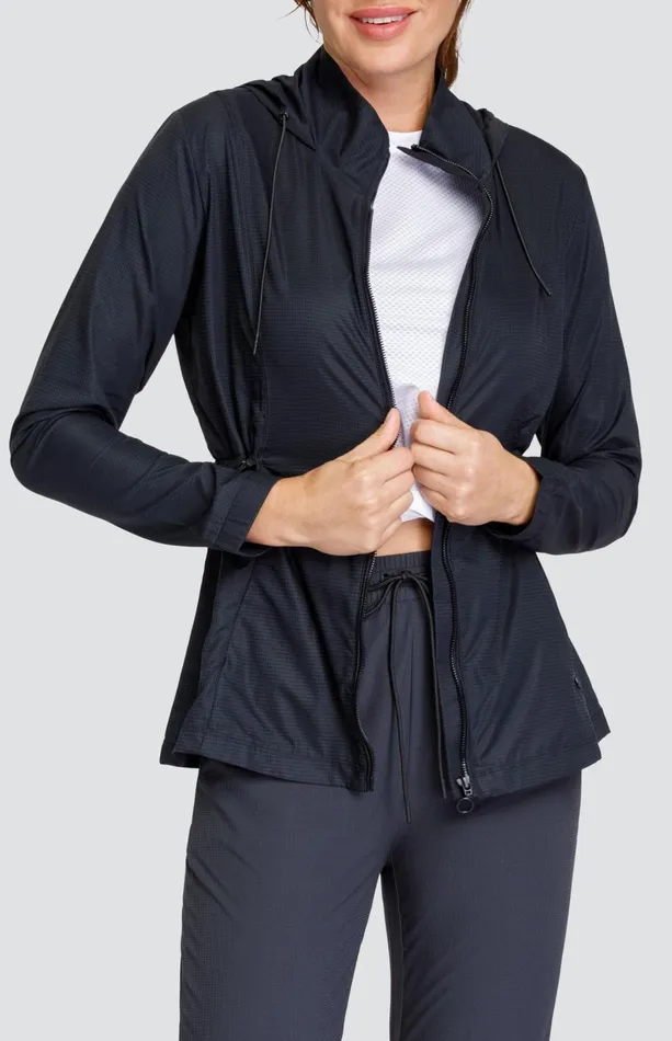 Women Tail Activewear Nola Water Resistant Jacket Onyx Black