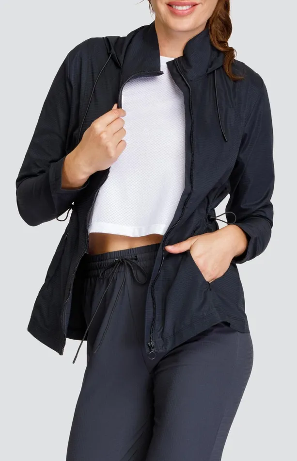 Women Tail Activewear Nola Water Resistant Jacket Onyx Black
