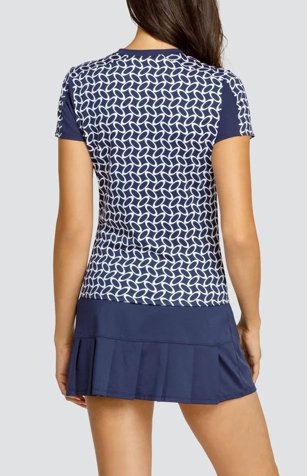 Women Tail Activewear Short Sleeve Ketra Top Oval Geo