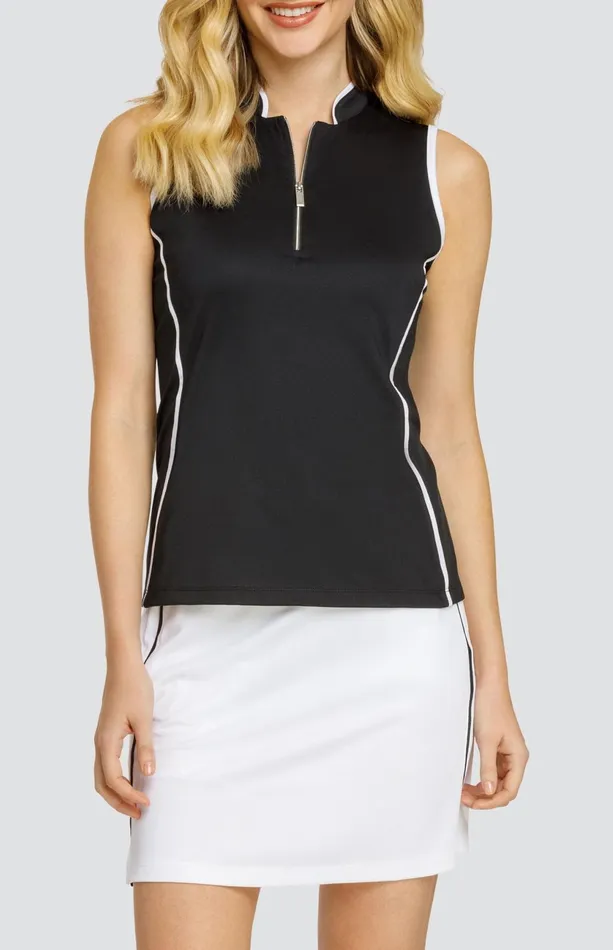 Women Tail Activewear Sleeveless Aiana Top Onyx Black