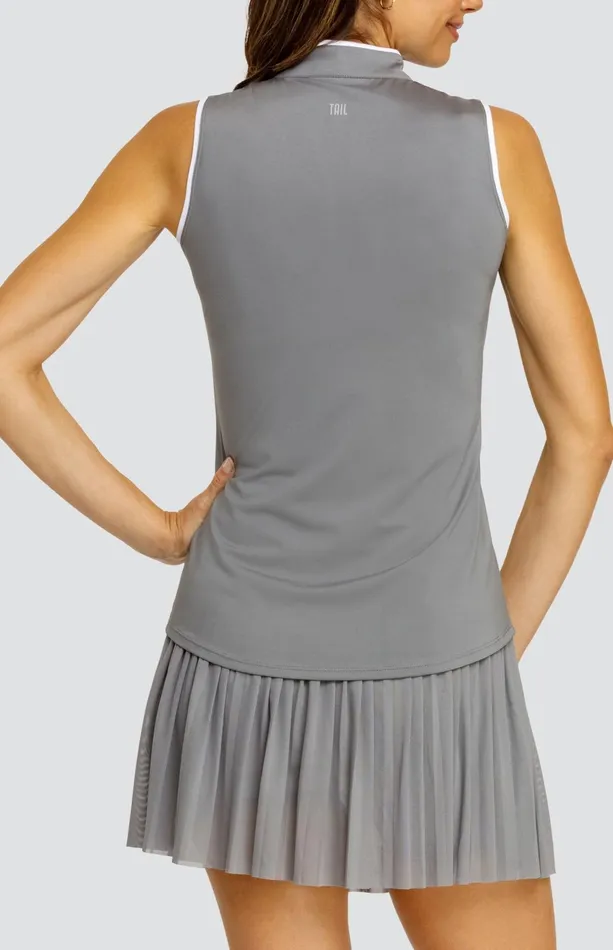 Women Tail Activewear Sleeveless Coquette Top Cool Mist