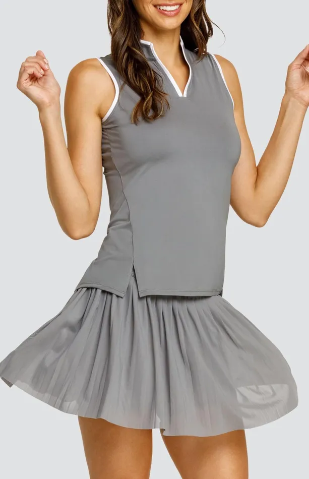 Women Tail Activewear Sleeveless Coquette Top Cool Mist