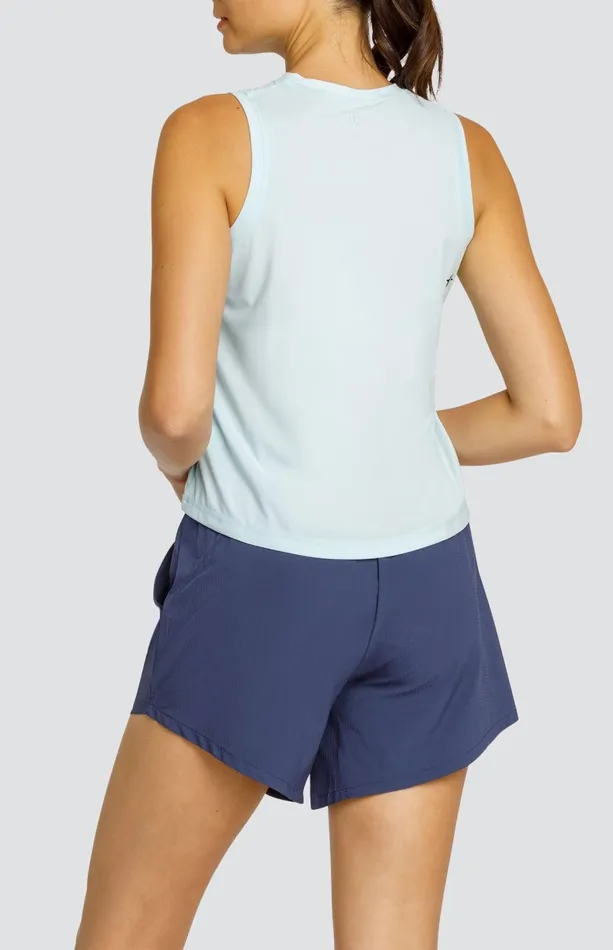 Women Tail Activewear Tanks Machli Tank Blue Glow