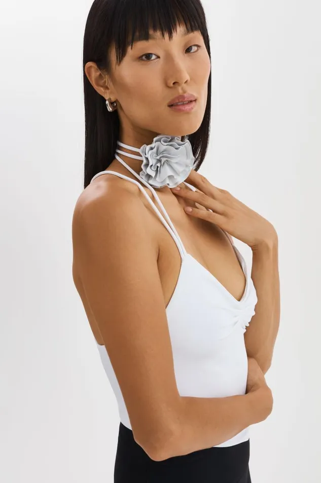 Women TAYANA Handkerchief Top White LAMARQUE Tops