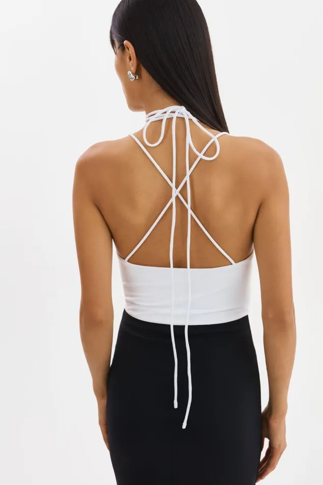 Women TAYANA Handkerchief Top White LAMARQUE Tops