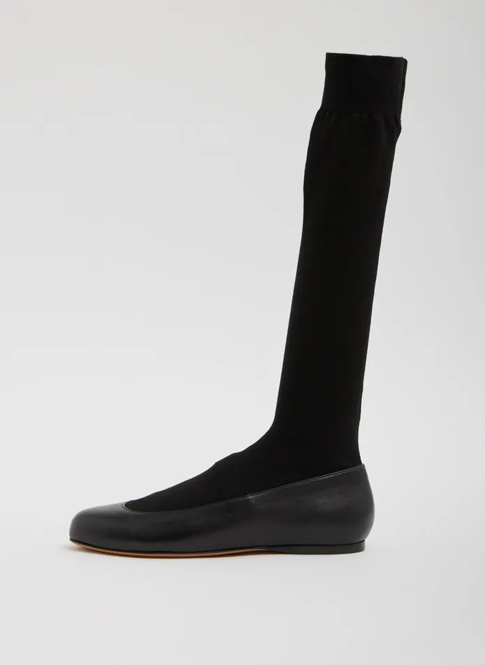 Women Tibi Boots Borg Sock Shoe 8211 Tall