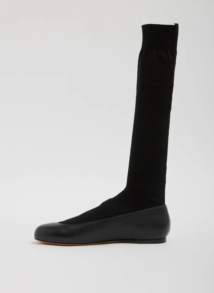 Women Tibi Boots Borg Sock Shoe 8211 Tall