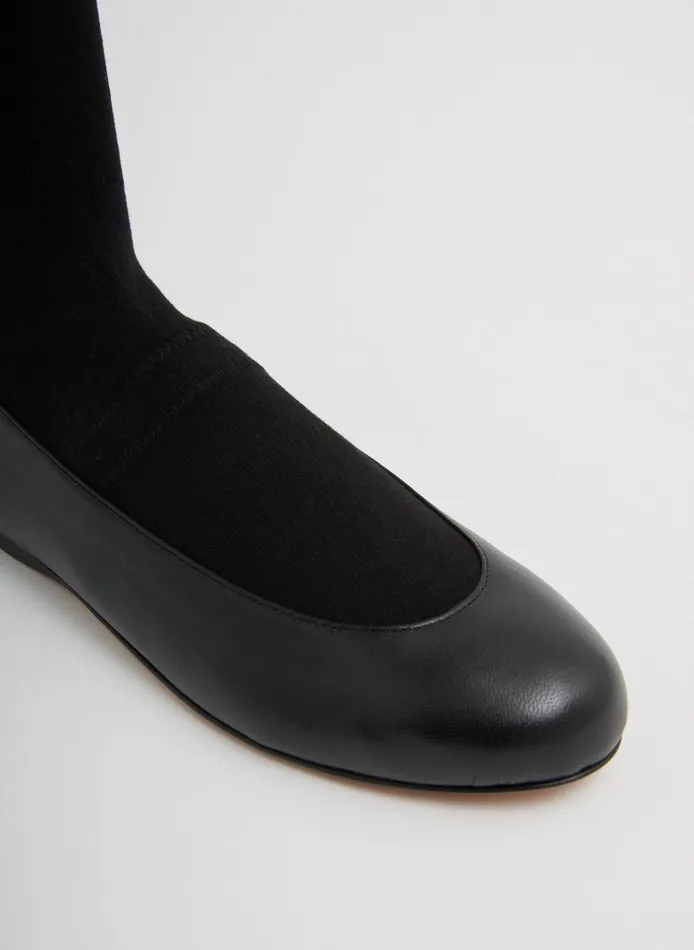 Women Tibi Boots Borg Sock Shoe 8211 Tall