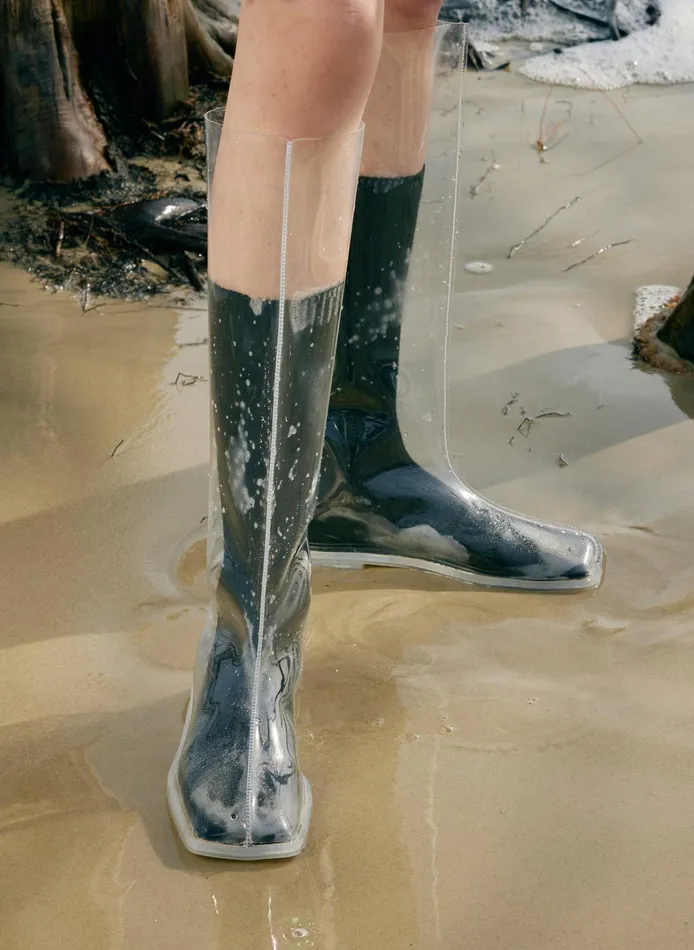Women Tibi Boots Mookie Rain Boot