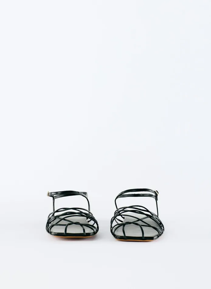 Women Tibi Flats Berneice Kidskin Sandal
