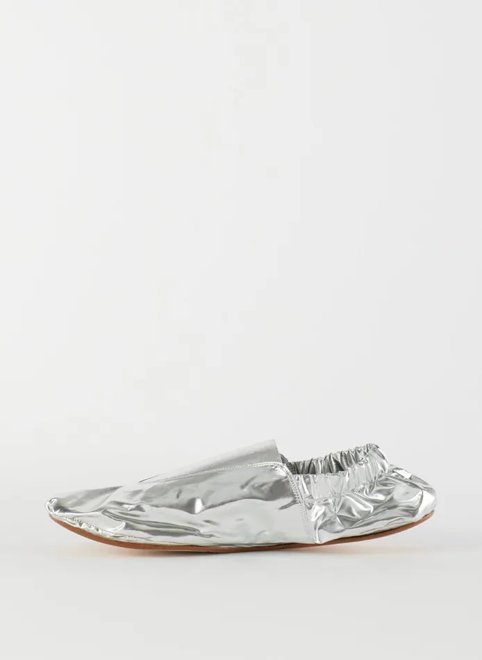 Women Tibi Flats Metallic Mikhail Flat