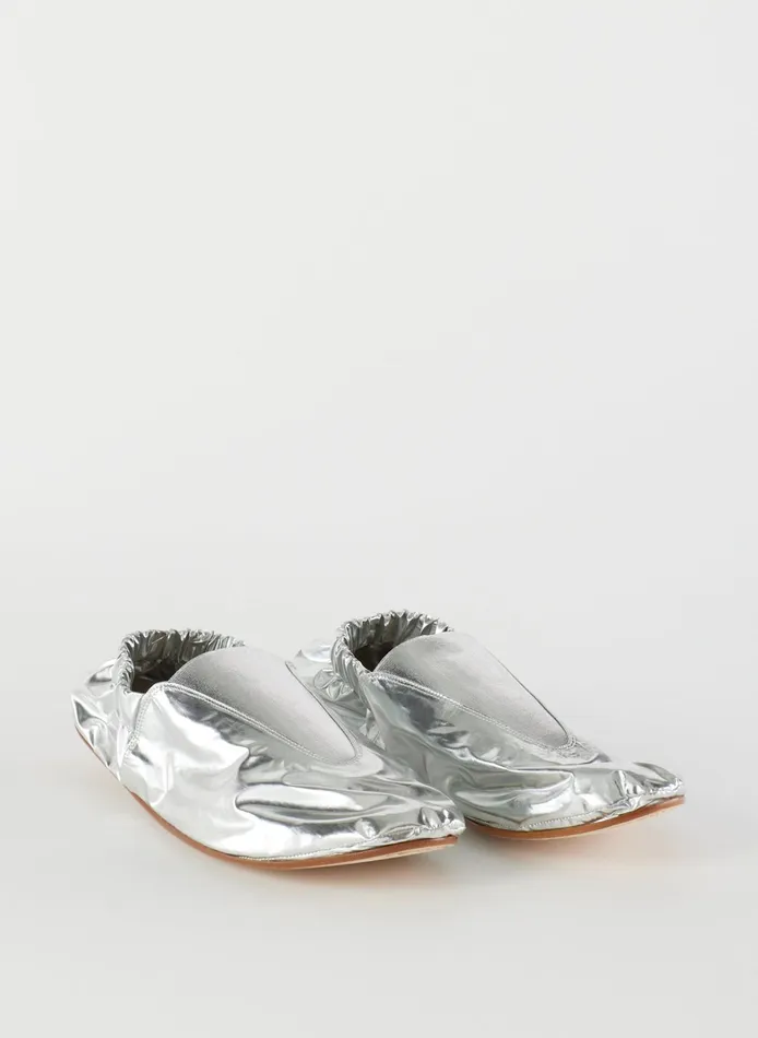Women Tibi Flats Metallic Mikhail Flat