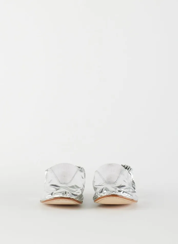 Women Tibi Flats Metallic Mikhail Flat