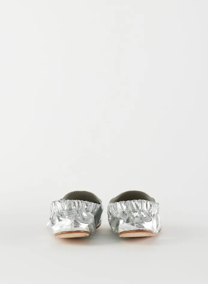 Women Tibi Flats Metallic Mikhail Flat