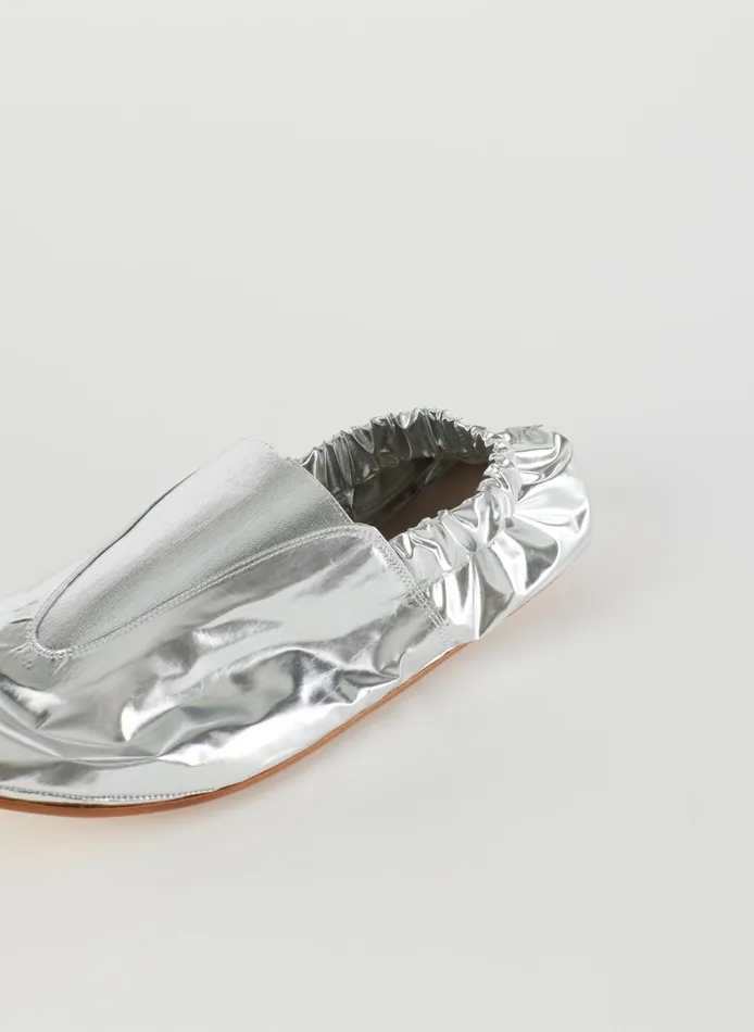 Women Tibi Flats Metallic Mikhail Flat