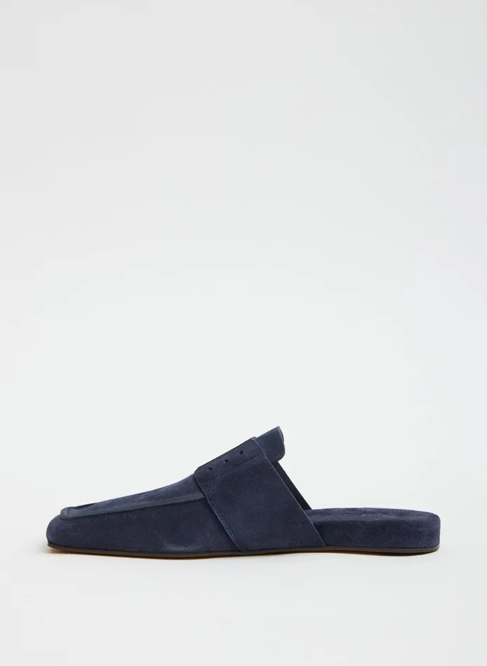 Women Tibi Flats Suede Granger Slide