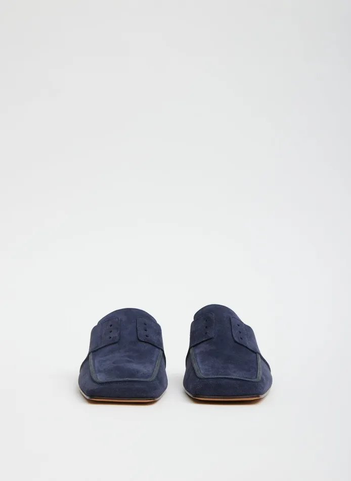 Women Tibi Flats Suede Granger Slide