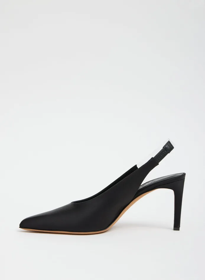 Women Tibi Heels Bartolome Satin Slingback