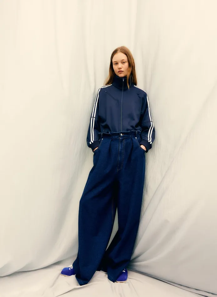 Women Tibi Jackets and Outerwear Active Knit Zipper Detailed Track Jacket